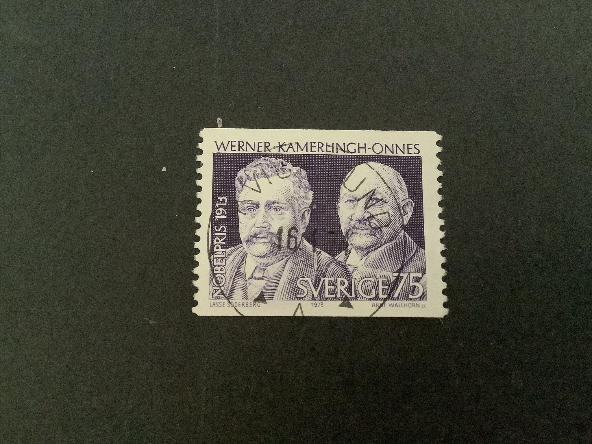 Nobelpris 1913 facit nr 850 lyxstämplat KVICKSUND
