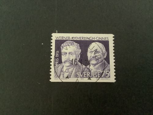 Nobelpris 1913 facit nr 850 lyxstämplat KVICKSUND