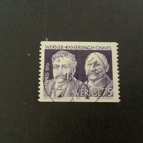 Nobelpris 1913 facit nr 850 lyxstämplat KVICKSUND