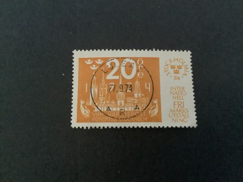 Stockholmia 74 III facit nr 883 lyxstämplat LULEÅ 1