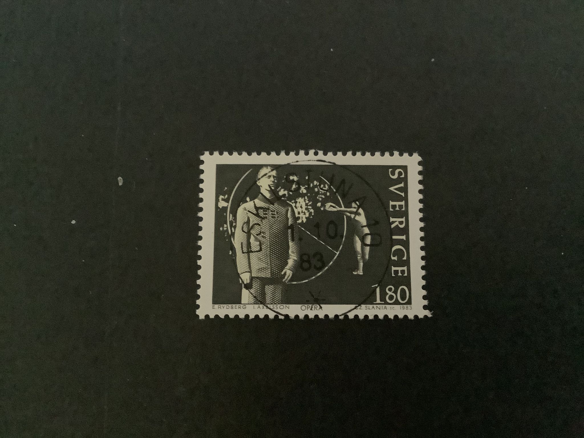 Musik i Sverige facit nr 1272 lyxstämplat ESKILSTUNA 10