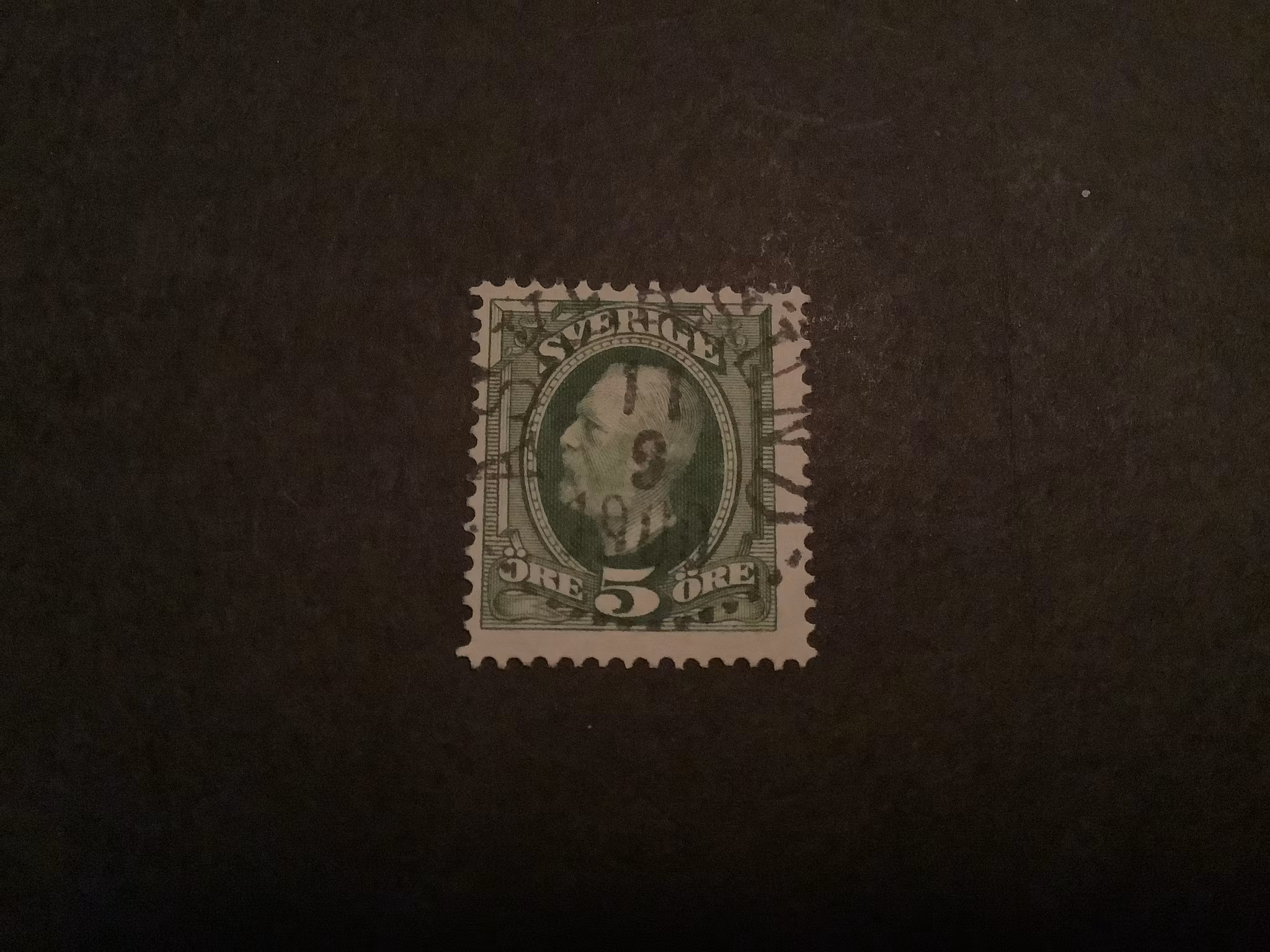 Oscar II facit nr 52 praktstämplat ASKERSUND