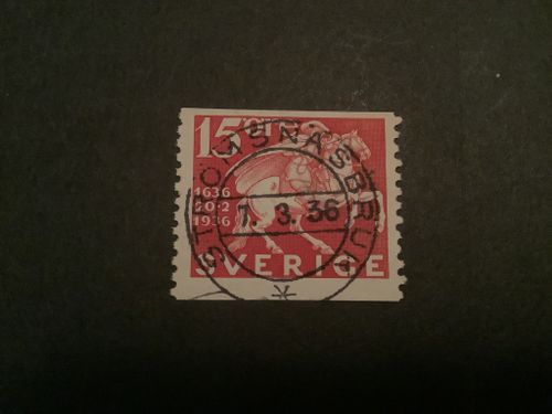 Postverket facit nr 248 A lyxstämplat STRÖMSNÄSBRUK