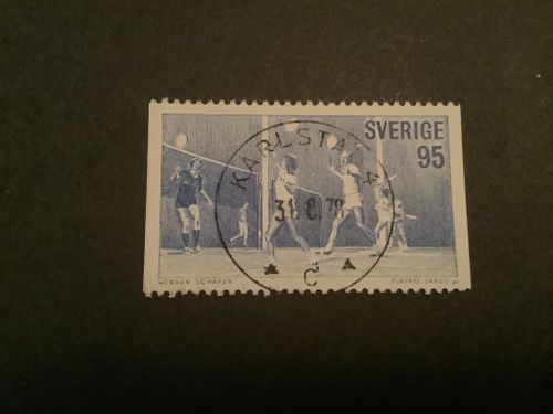 Motionsidrott facit nr 997 lyxstämplat KARLSTAD 4