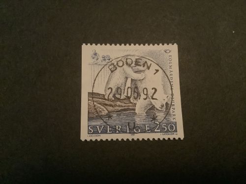 Nirden IX facit nr 1683 lyxstämplat BODEN 1