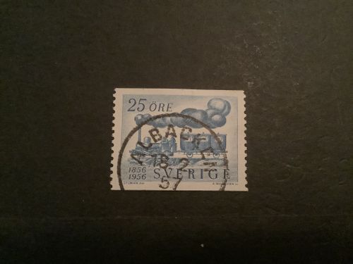 Sveriges järnvägar facit nr 484 A praktstämplat ALBACKEN