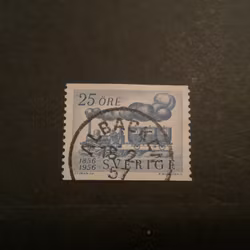 Sveriges järnvägar facit nr 484 A praktstämplat ALBACKEN