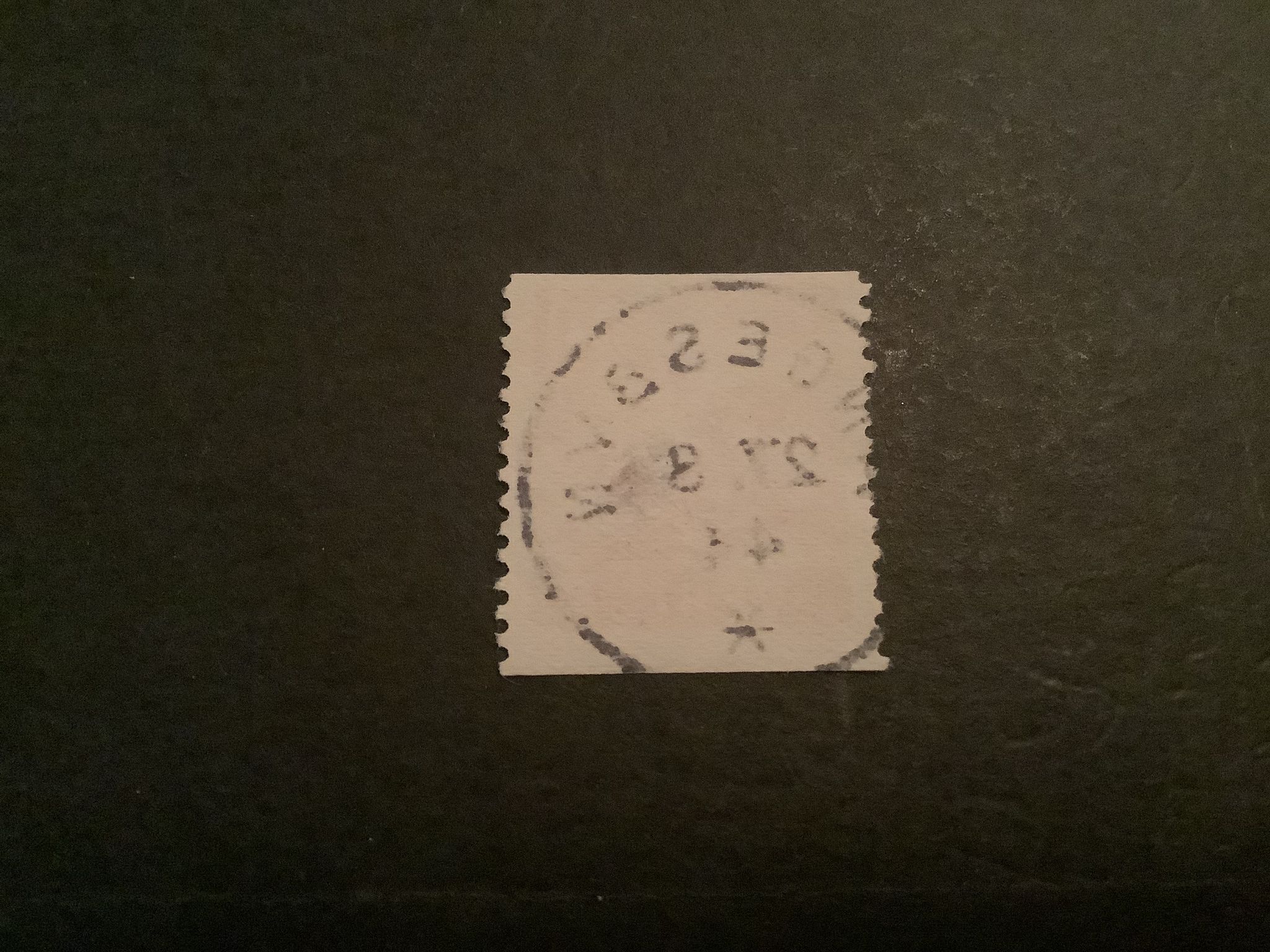 Gustaf V profil höger facit nr 276 A praktstämplat ÄNGESBYN