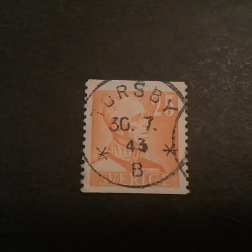 Gustaf V profil höger facit nr 277 praktstämplat TORSBY