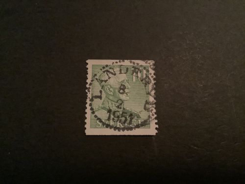Gustaf V profil höger facit nr 274 A praktstämplat LANDERYD