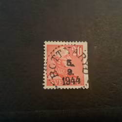 Gustaf V profil höger facit nr 276 B2 praktstämplat  BOTTNARYD