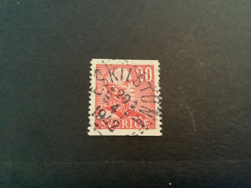 Gustaf V profil höger facit nr 276 A praktstämplat ESKILSTUNA