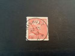 Gustaf V profil höger facit nr 276 A praktstämplat HISHULT