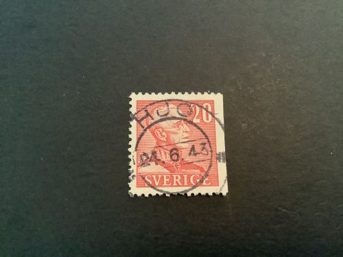 Gustaf V profil höger facit nr 276 B2 praktstämplat HJO