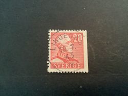 Gustaf V profil höger facit nr 276 B2 praktstämplat LINDERÅS