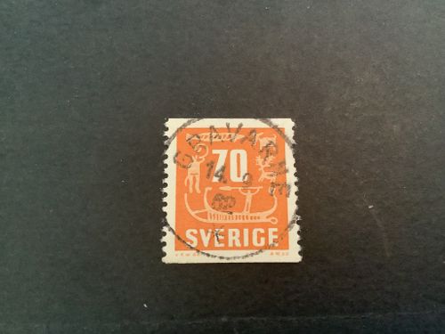 Hällristningar facit nr 462 praktstämplat GRAVARNE