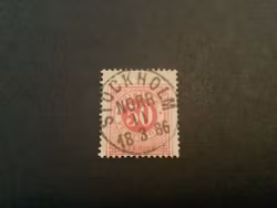 Ringtyp T 13 facit nr 36 praktstämplat STOCKHOLM NORR