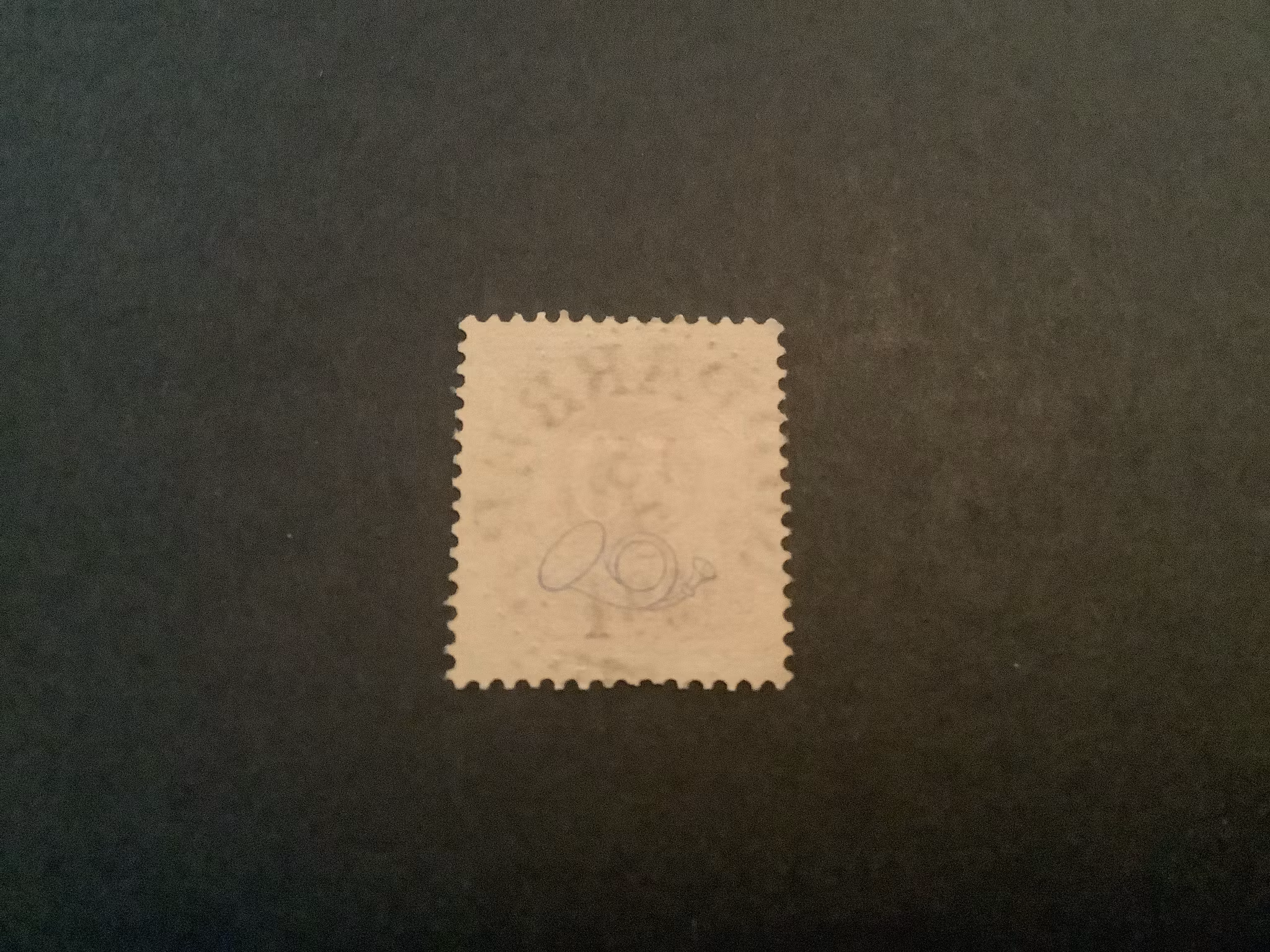 Ringtyp med posthorn facit nr 48 praktstämplat KOPPARBERG