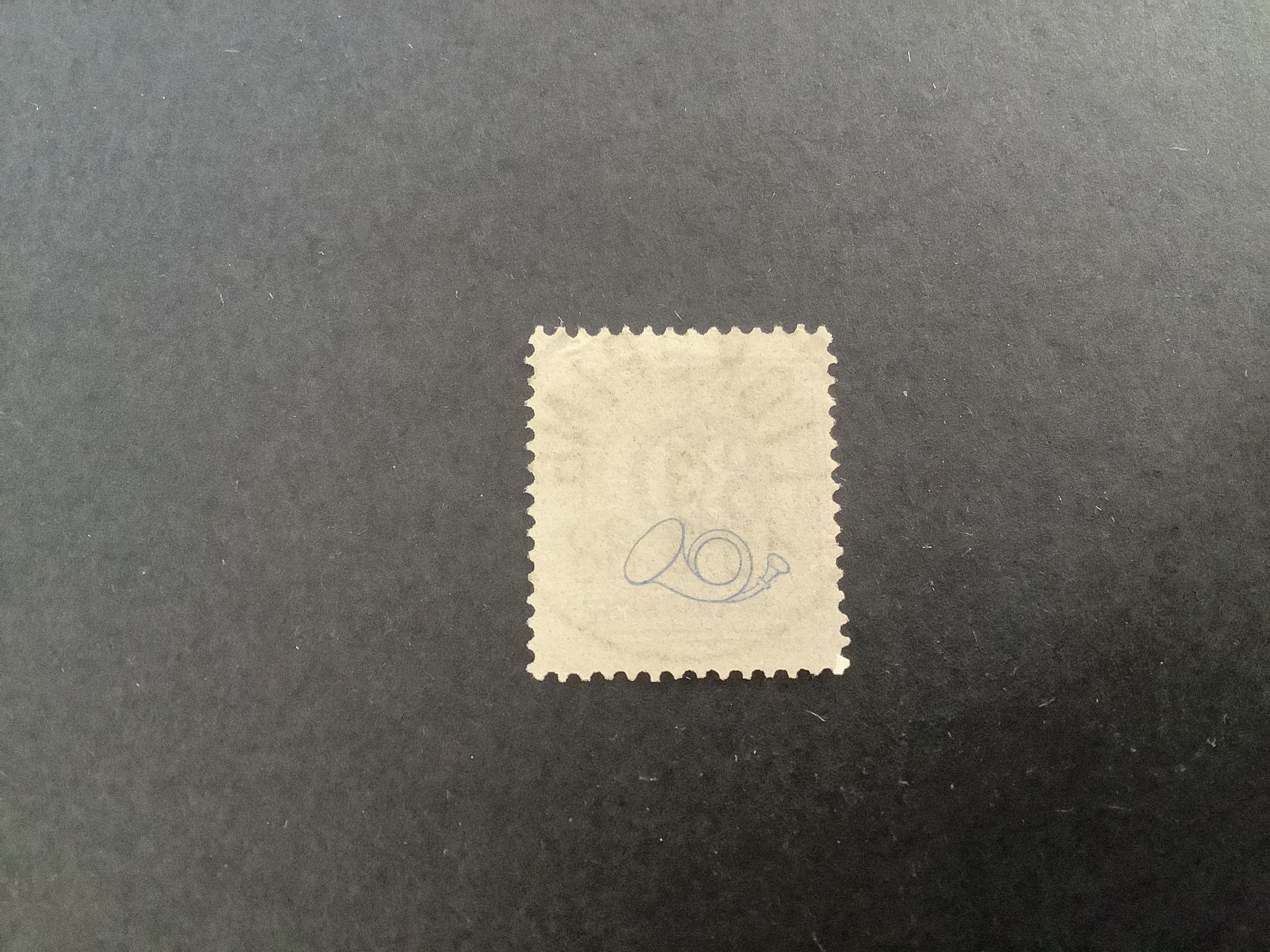 Ringtyp med posthorn facit nr 47 lyxstämplat LIDKÖPING