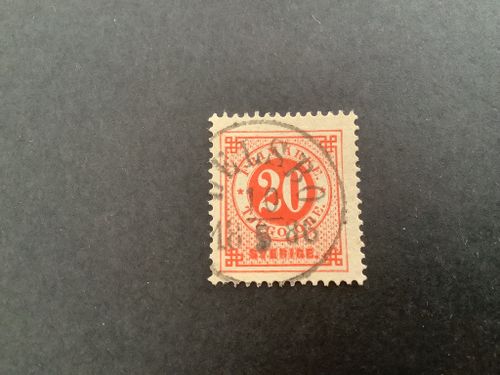 Ringtyp T 13 facit nr 33 praktstämplat DELSBO