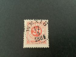 Ringtyp T 13 facit nr 33 lyxstämplat WEXIÖ