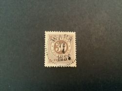 Ringtyp T 13 facit nr 35 lyxstämplat WARA