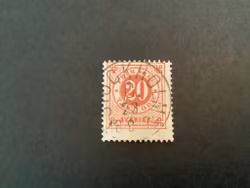 Ringtyp T 13 facit nr 33 lyxstämplat STOCKHOLM