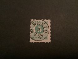Ringtyp T 13 facit nr 30 praktstämplat WEXIÖ