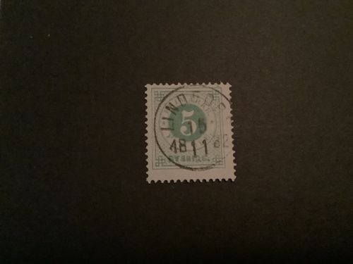 Ringtyp T 13 facit nr 30 praktstämplat LINDFORS
