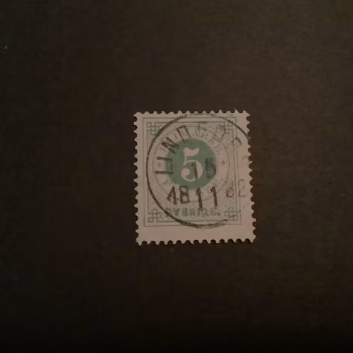 Ringtyp T 13 facit nr 30 praktstämplat LINDFORS