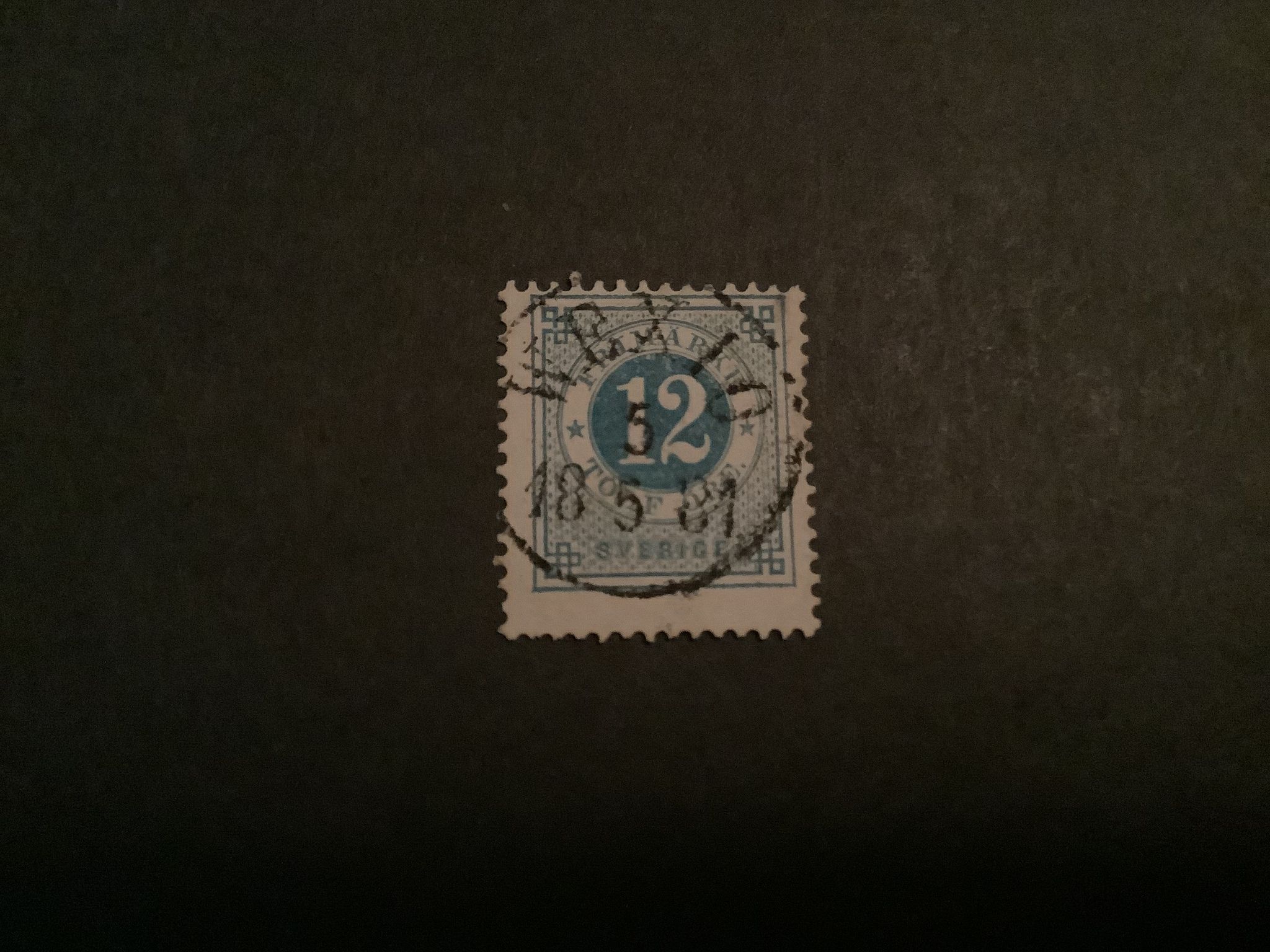 Ringtyp T 13 facit nr 32 lyxstämplat WEXIÖ