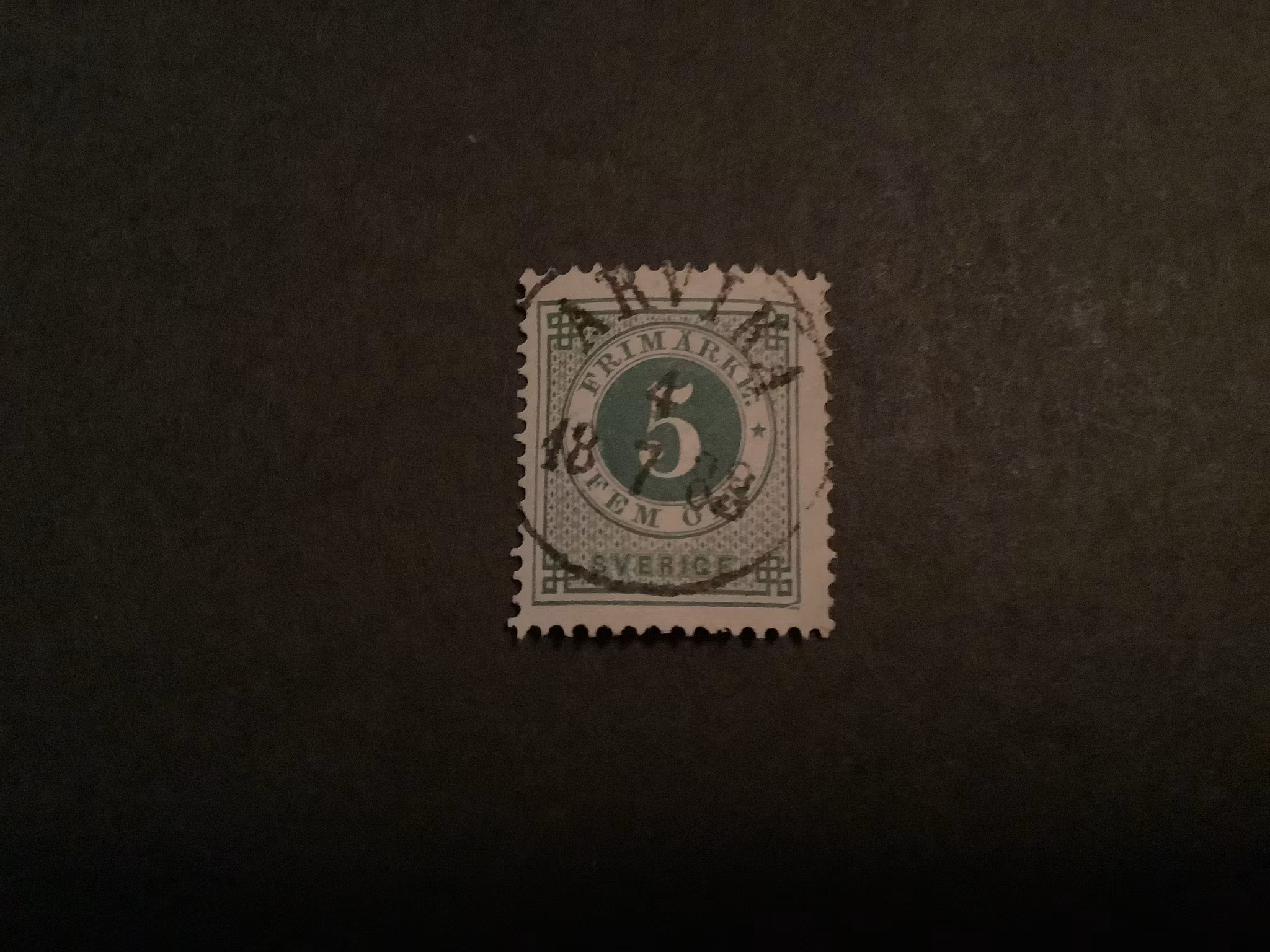 RingtypT 13 facit nr 30 praktstämplat ARVIKA