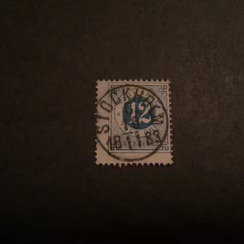 Ringtyp T 13 facit nr 32 praktstämplat STOCKHOLM C