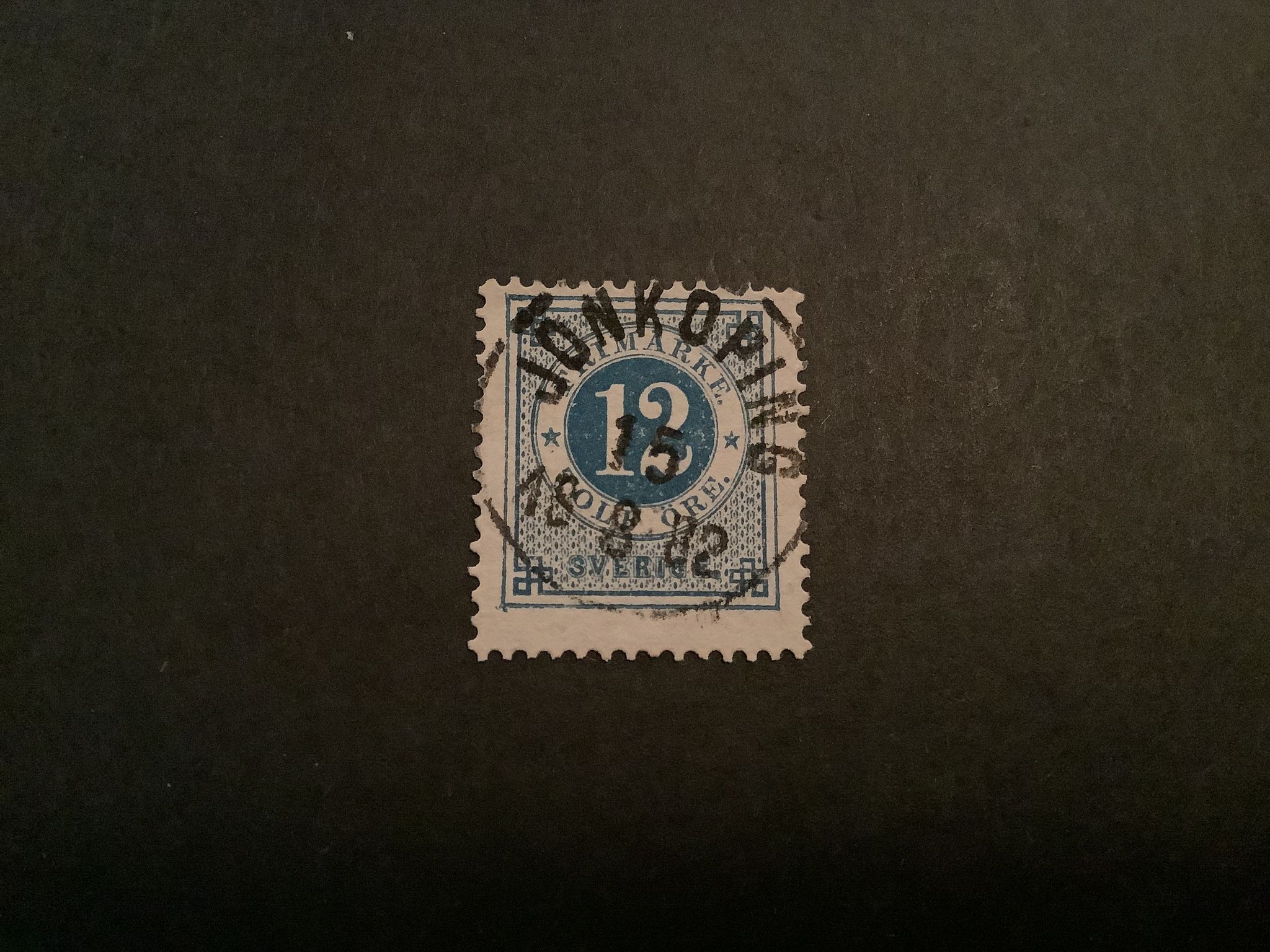 Ringtyp T 13 facit nr 32 praktstämplat JÖNKÖPING