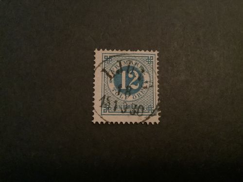 Ringtyp T 13 facit nr 32 lyxstämplat LJUNG kort tand