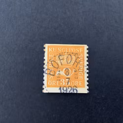 Postemblem facit nr 157 praktstämplat BOFORS