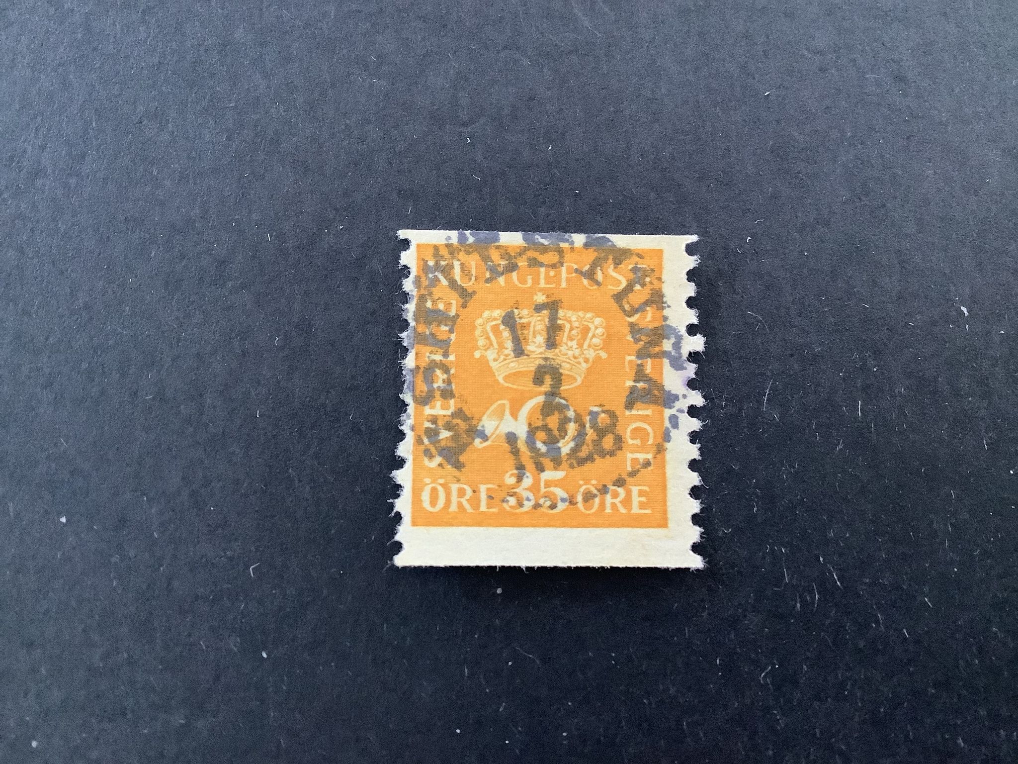 Postemblem facit nr 157 praktstämplat ESKILSTUNA