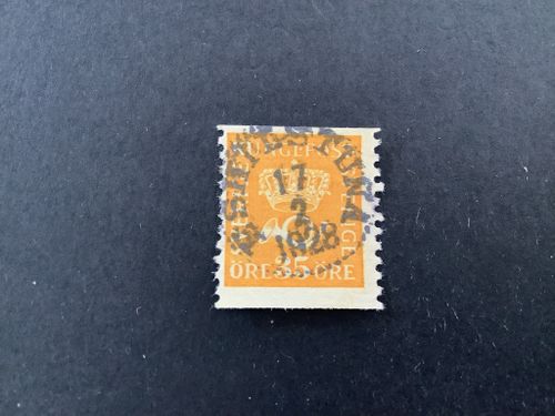 Postemblem facit nr 157 praktstämplat ESKILSTUNA