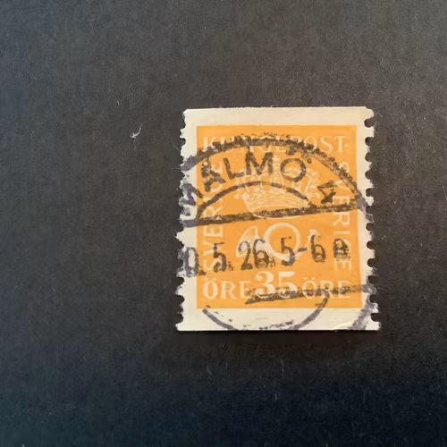 Postemblem facit nr 157 praktstämplat MALMÖ 4