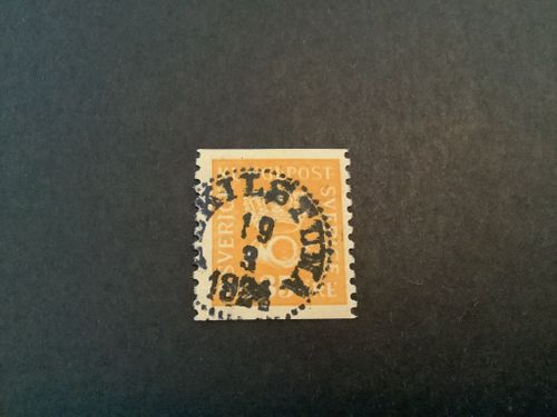 Postemblem facit nr 156 praktstämplat ESKILSTUNA