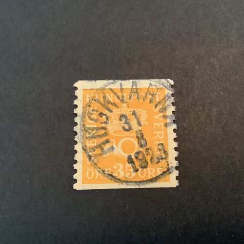 Postemblem facit nr 156 praktstämplat HUSKVARNA
