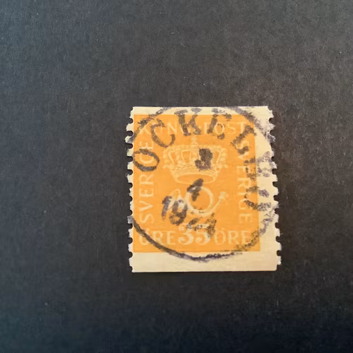 Postemblem facit nr 156 praktstämplat OCKELBO