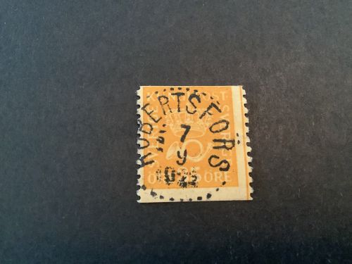 Postemblem facit nr 156 praktstämplat ROBERTSFORS