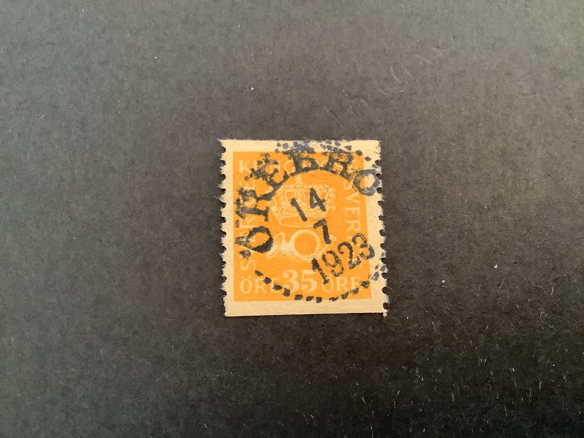 Postemblem facit nr 156 praktstämplat ÖREBRO