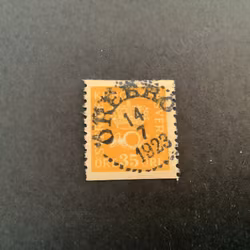 Postemblem facit nr 156 praktstämplat ÖREBRO