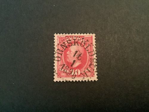 Oscar II facit nr 54 praktstämplat ÖRNSKÖLDSVIK