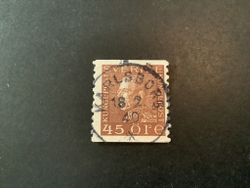 Gustaf V profil vänster facit nr 191 praktstämplat KARLSBORG
