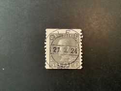 Gustaf V profil vänster facit nr 192 lyxstämplat OLEBY