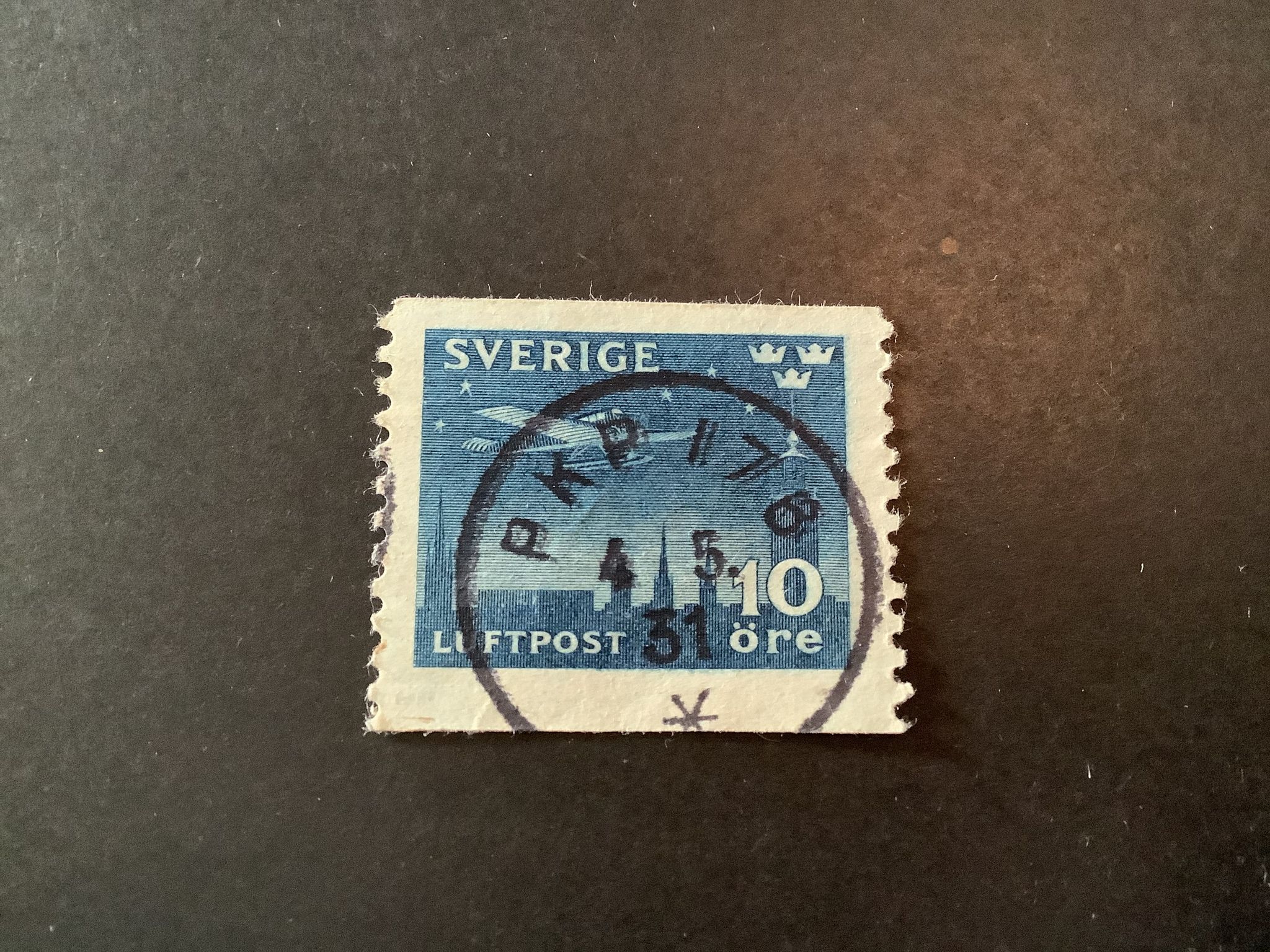 Nattpostflyg praktstämplat PKP 176