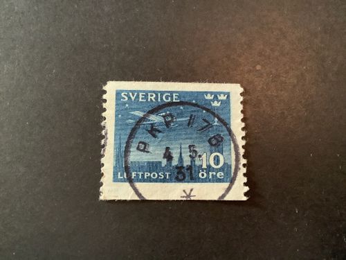 Nattpostflyg praktstämplat PKP 176